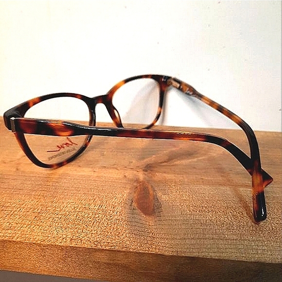 NEW Rx'able Eyeglass Frame, brown tortoise Ellen Degeneres, glasses 51-18-140 - Picture 4 of 5